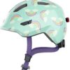 ABUS Smiley 3.0 M LED kinderhelm blauw