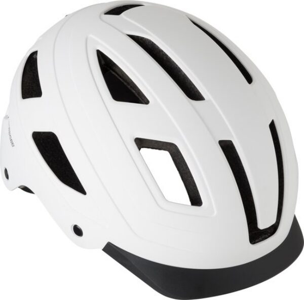 AGU Cit-E IV LED Fietshelm Wit LXL