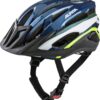 Alpina MTB17 fietshelm Donkerblauw/Neon