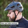 BBB Cycling Nanga MTB-helm Mat Zwart, Afneembaar vizier