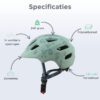 GO-OFF FIRST Kinderfietshelm XS - 14 ventilatieopeningen