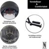 NO-EFFORT Volwassenen Fietshelm M — LED & Vizier