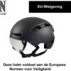 NO-EFFORT Volwassenen Fietshelm M — LED & Vizier