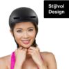 NO-EFFORT Volwassenen Fietshelm M — LED & Vizier
