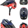 Rockbros MTB-helm L met USB LED-achterlicht