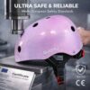 Suotu Fietshelm M (55-57 cm) Verstelbaar, Paars