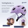 GO-OFF FIRST Kinderhelm XS Lila - Verstelbaar 230 g