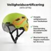 GOOFF Pilot 3-in-1 Snorfietshelm LED Fluorgeel NTA8776