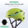 GOOFF Pilot 3-in-1 Speed Pedelec Helm Fluor Geel, LED
