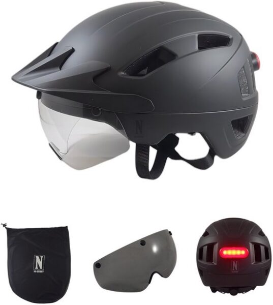 NO-EFFORT Fietshelm Volwassenen met LED