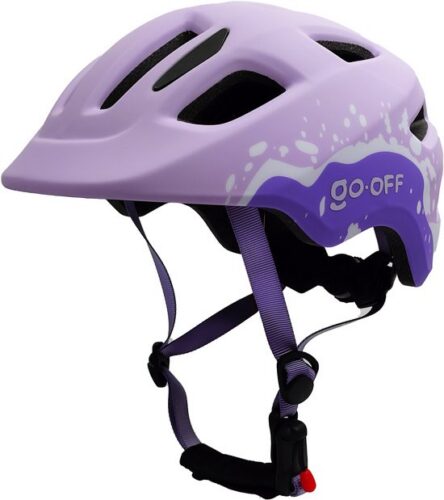 GO-OFF FIRST Kinderhelm, verstelbaar, Lila (S)