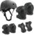 Casalora Kinderhelm verstelbaar & Beschermset Zwart (50-54 cm)